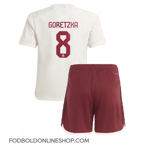 Bayern Munich Leon Goretzka #8 Tredje trøje Børn 2023-24 Kortærmet (+ Korte bukser)
